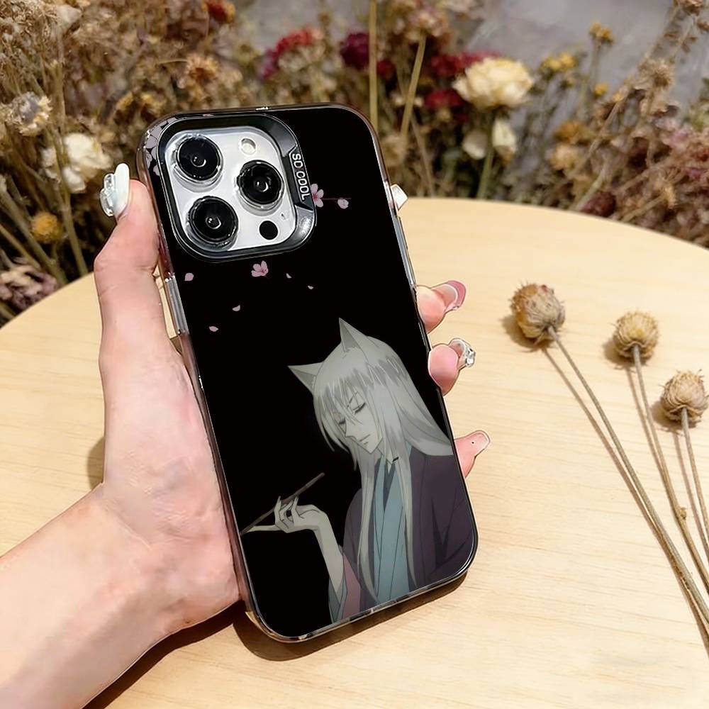 Kamisama Kiss Томоэ x Нанами Чехол для телефона Для iPhone 17,16,15,14,13,12,11 Plus,Pro Max,XS,Цветной Посеребренная Внутренняя Крышка