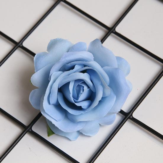 2 шт. 7 см искусственная голова розы красочные реалистичные многоразовые неувядающие DIY домашний офис свадебные украшения маленький цветок из искусственного шелка для взрослых секс-одежда