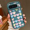 Милый красочный узор любви ТПУ матовый чехол для Google Pixel 9 Pro XL 8 Pro 8A сердца противоударный защита объектива мягкий чехол для телефона