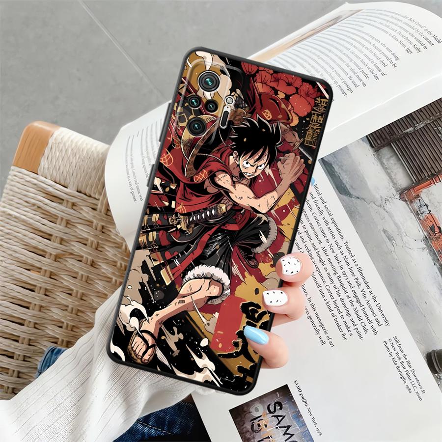 Чехол для телефона Funda для Xiaomi Redmi Note 11S 12S 11 13 12 Pro Plus 10 9 8 Pro 9s 10S Крутой Луффи ЭЙС