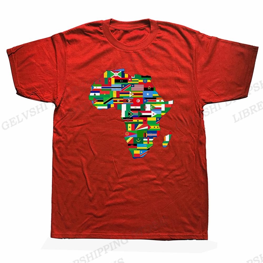Футболка с африканской картой, женская модная футболка, хлопковая футболка, топы в стиле хип-хоп, футболки, унисекс, футболки, одежда