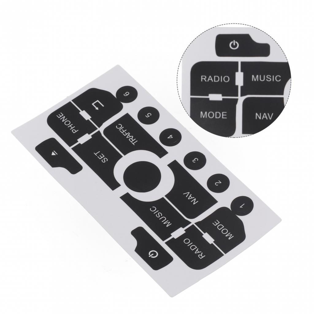 Set of Stickers To Repair the Buttons On Your for 308 for 3008 Nav Radio
