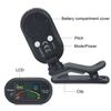 Flanger FT 12C Colorful Screen Tuner with Clip Mount for Guitar, Bass, Ukulele, and Violin - Easy-to-Use Flanger Clip-on Chromatic Tuner