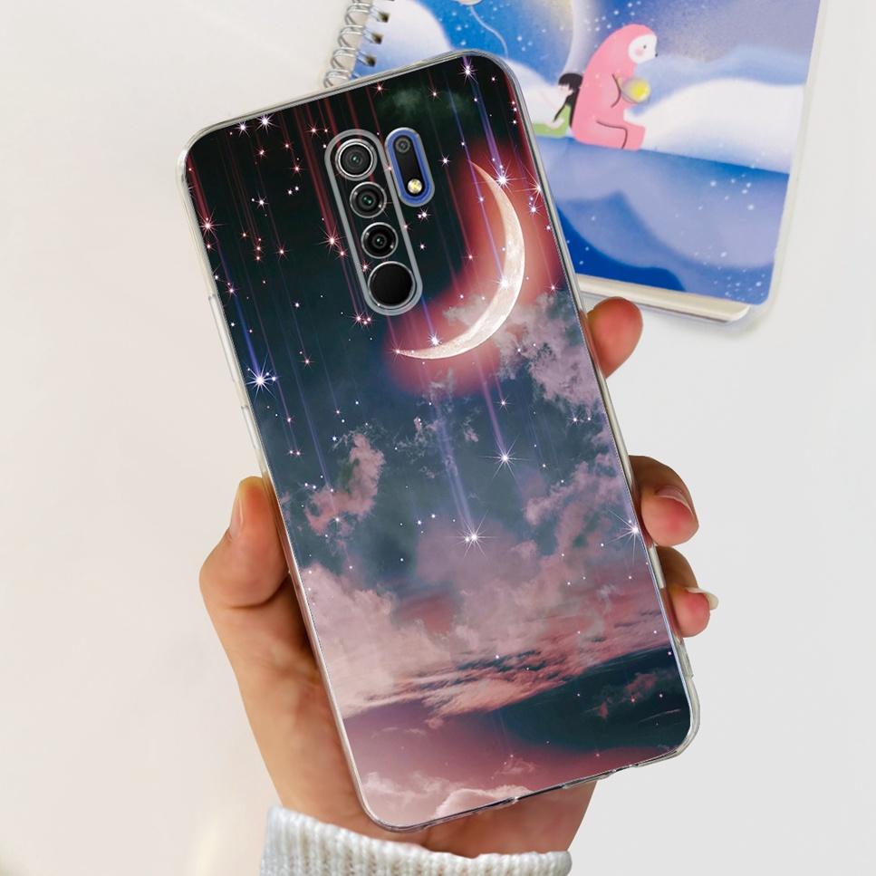 New For Xiaomi Redmi 9 Case Cute Cat Luxury Flower TPU Soft Silicone Clear Cover For Xiaomi Redmi 9 9A 9a 6.53"Bumper Phone Case