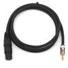 MOBOREST 3.5mm TRS Stereo To XLR Female Microphone Cable for Professional Studios, Live Performances, Schools, Churches, Public Presentations,