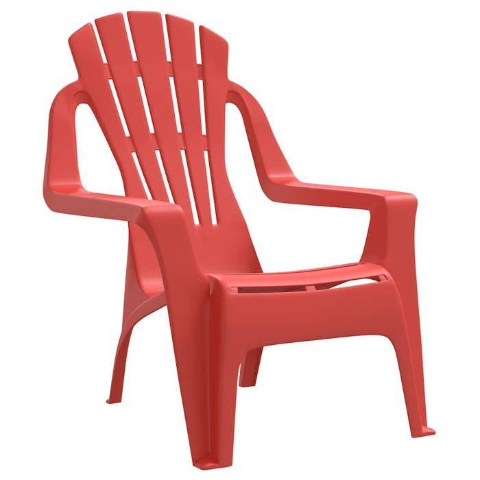 VidaXL Garden Chairs for Children Set of 2 Red 37x34x44 Cm PP 364738
