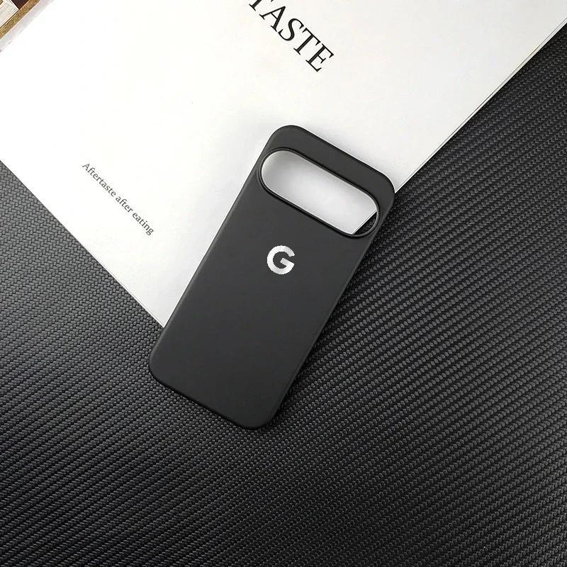 Минималистичный Тонкий Матовый Чехол Для Телефона Google Pixel 10A 10 9 Pro XL 8 7 6 A Pro Полупакет Жесткий Защита от Падения Задняя Панель Прозрачная Линза Выступающая Защитная Крышка