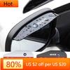 New 2025 2PCS Transparent Auto Parts Rearview Mirror Protector Rain Eyebrow Visor Cover For BMW 50th 1 2 3 4 7 Series M X1