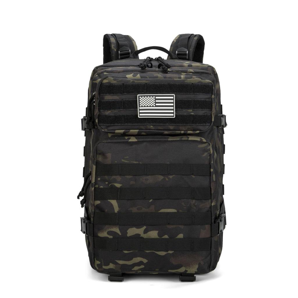 2025 Men's Tactical Camouflage Mountaineering Backpack - Large Capacity Climbing & Sports Rucksack