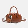 Sweet Wind Autumn Retro Underarm Bag Female Niche Portable Bowling Bag Large Capacity Commuter Bag