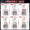 Bullvision G2 H4 LED Headlight H7 H11 H8 9005 HB3 9006 HB4 9012 HIR2 Super Bright 8045 CSP Canbus 30000LM Car Lamp Fog Lamp 2PCS