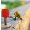 Wood/Plastic Bird Mini Basket Frame Toy  For Parrots Parakeet Cockatiels