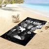 Custom Name Wu-Tang Clan Print Beach Towel, Large Soft Quick Dry Towel for Beach Camping Swimming