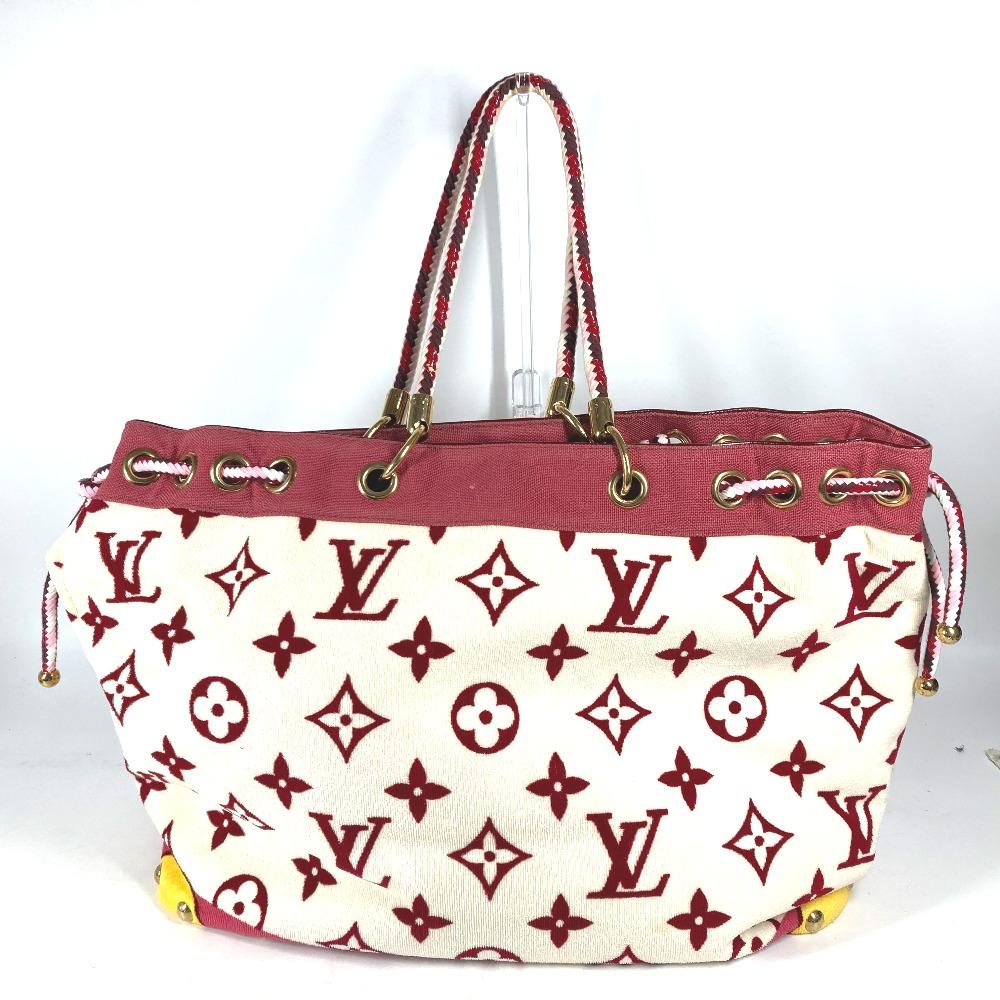 Louis Vuitton M92096/ Сумка через плечо из губки Cruise Line, очень большая пляжная сумка-тоут