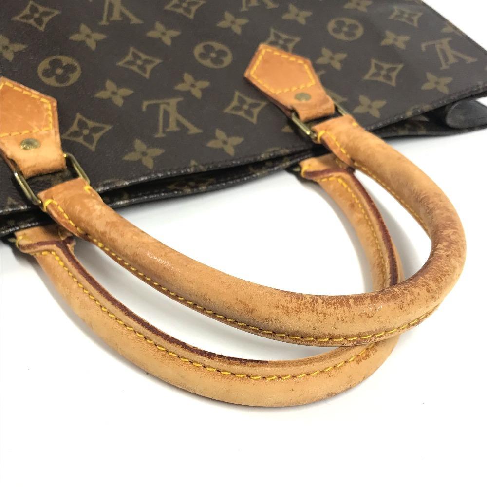 Louis Vuitton M51140 Monogram Sac Plat Tote Bag Vertical Tote Hand Bag