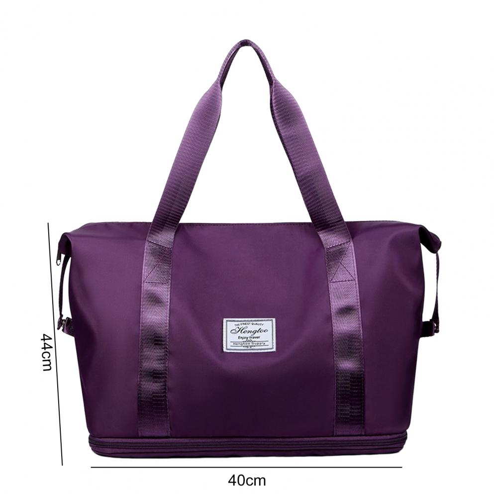 Дорожная спортивная сумка, водонепроницаемая портативная сумка-оксфорд с сухой и влажной ручкой, большая вместительная сумка из ткани Оксфорд для мужчин и женщин, ночная спортивная сумка для тренировок в тренажерном зале