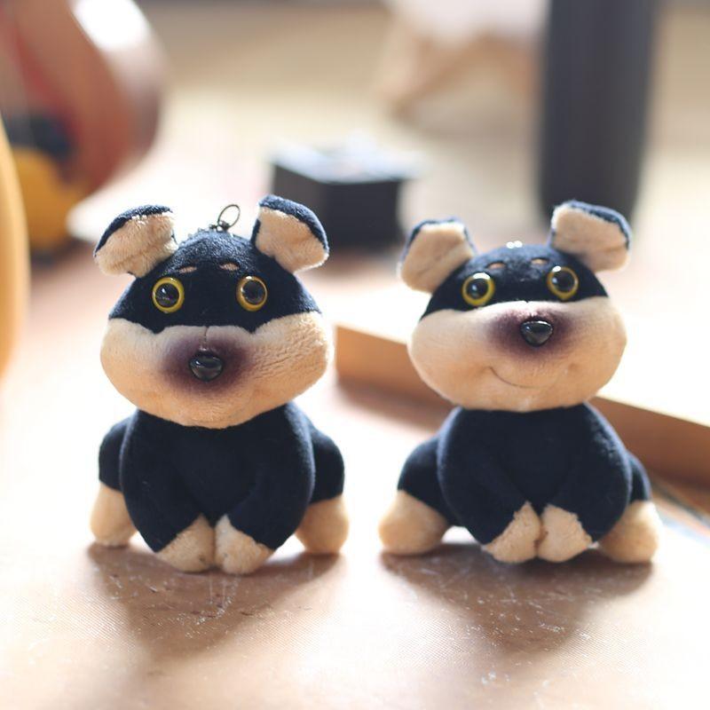 Cute Hornet Dog Plush Toy Keychain Backpack Pendant Gift For Kids Bag Decor