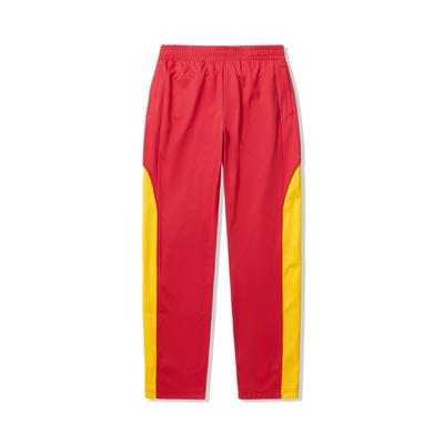 Li Ning Reignite Series Цветной блок Средняя посадка Удобные Дышащие Прямые спортивные брюки Мужские брюки Honor-Red Spectrum-Yellow AYKU939-1