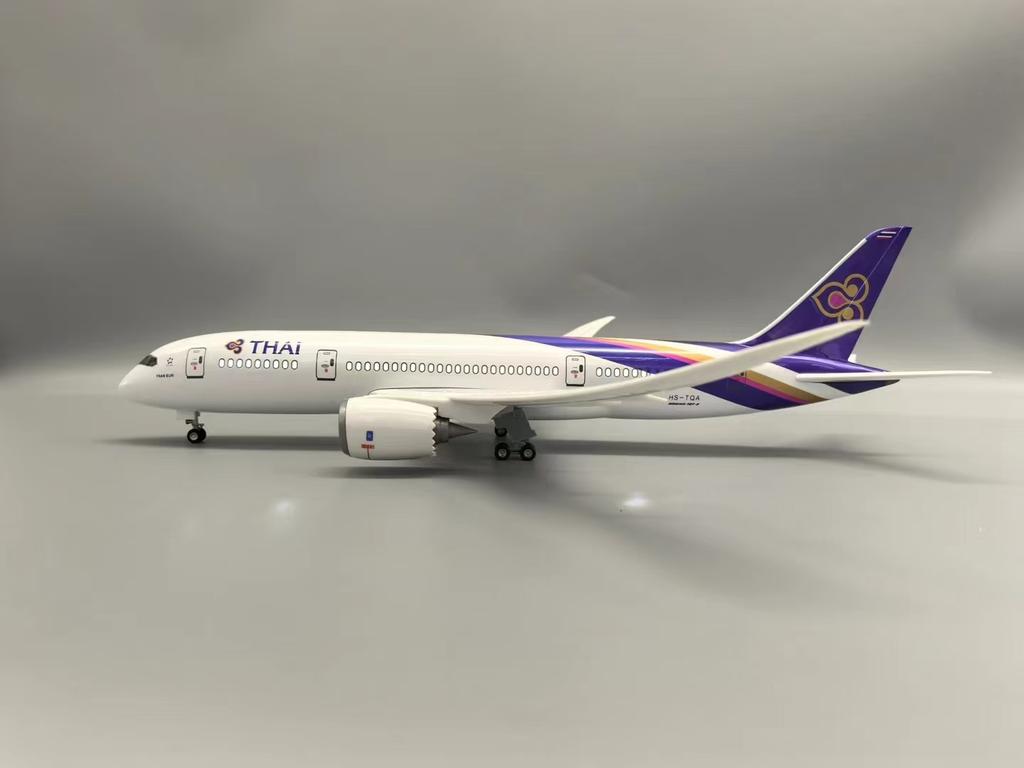 B787 Масштабная литая модель самолета 47 см Thai Airways 787 Модель самолета Модель самолета с шасси для коллекции для украшения