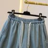 Shorts Women Summer Cotton Jeans Vintage Loose Large Size Casual Denim Wide Leg Pants Shorts