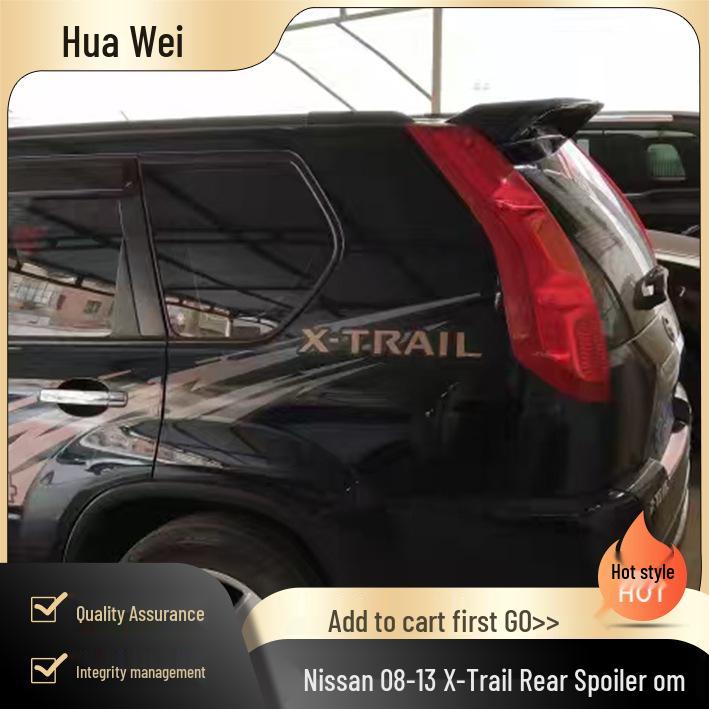 Задний спойлер для Nissan Qashqai 08-13, установка без сверления