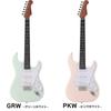 Stratocaster Type Roasted Maple Neck Pastel Color Electric Guitar Buskers BUSKER'S BST-Standard (Single Item, GWT-Gray White-)