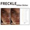 1pcs Fake Freckle Stickers for Women Waterproof Golden Glitter Temporary Tattoos for Face Makeup Holiday Music Party