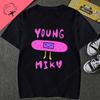 Camisetas Young Miko Latin Star Tshirt 90s New Female Tee Fashion Popular Shoujo Girl Style Unisex Music Graphic T Shirts
