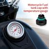 For Motorcycle M20*2.5 Motorcycle Tank Cover Lid With Temperature Gauge Motorcycle Oil Tank Cap Replacement For Restoration