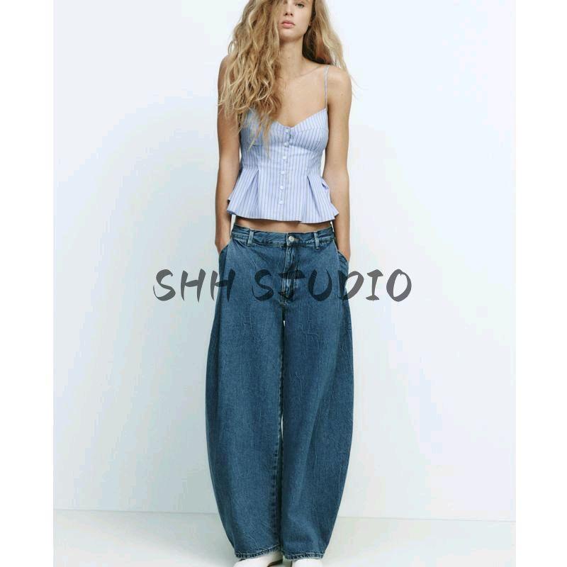 Spring New Women's Clothing French Style Design Multi-Color Selection Small Pleated Poplin Camisole Short Top 2178083