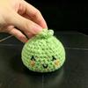 Ручная вязка крючком мешочки-булочки, Мягкий мешочек-пружинка, Мяч для жонглирования и пинания, Милая фаршированная игрушка-пельмешек для игры на вечеринке, Подарок для снятия стресса