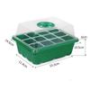 Mini Greenhouse Seed Starter Tray 6/12Grids Plant Starter Kit New Plant Germination Base  Garden