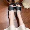 French Fashion One-word Slippers Women's Summer Wear 2025 New Beach Cool Slippers Premium Flat Slippers