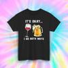 I Go Both Ways Wine Beer T-Shirt | Funny Drinking Graphic Tee | S-5XL