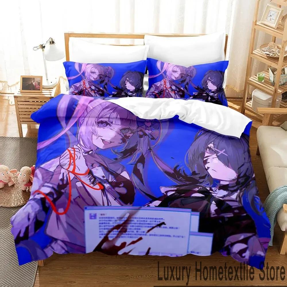 3D-принт Needy Streamer Overload Anime Комплект постельного белья для мальчиков и девочек Twin Queen King Size Пододеяльник Наволочка Кровать для мальчиков и взрослых