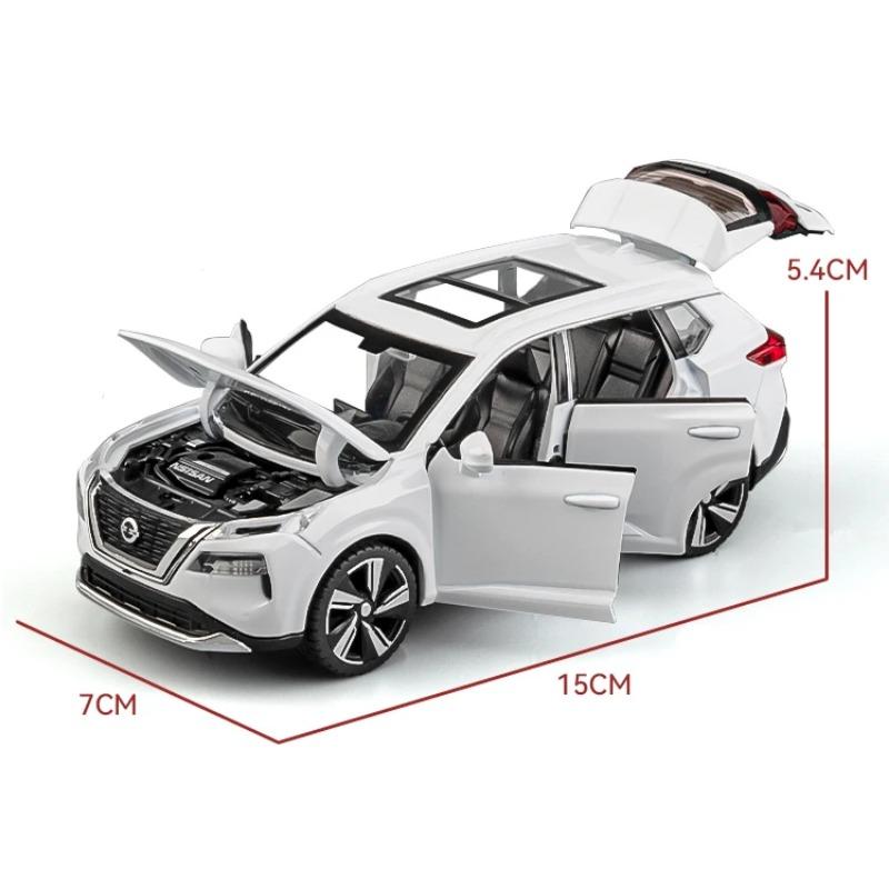 1/32 Nissan X-TRAIL SUV Модель автомобиля из литого металла Внедорожники Модель автомобиля Звук и свет Моделирование Детские игрушки Подарки