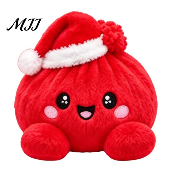 Office Desk Stress Relievers Giant Dumpling Plush Pillow, Cute Stuffed Steamed Bun Toy, Soft Unique Gifts for Friends Family Food Decompression Fidget