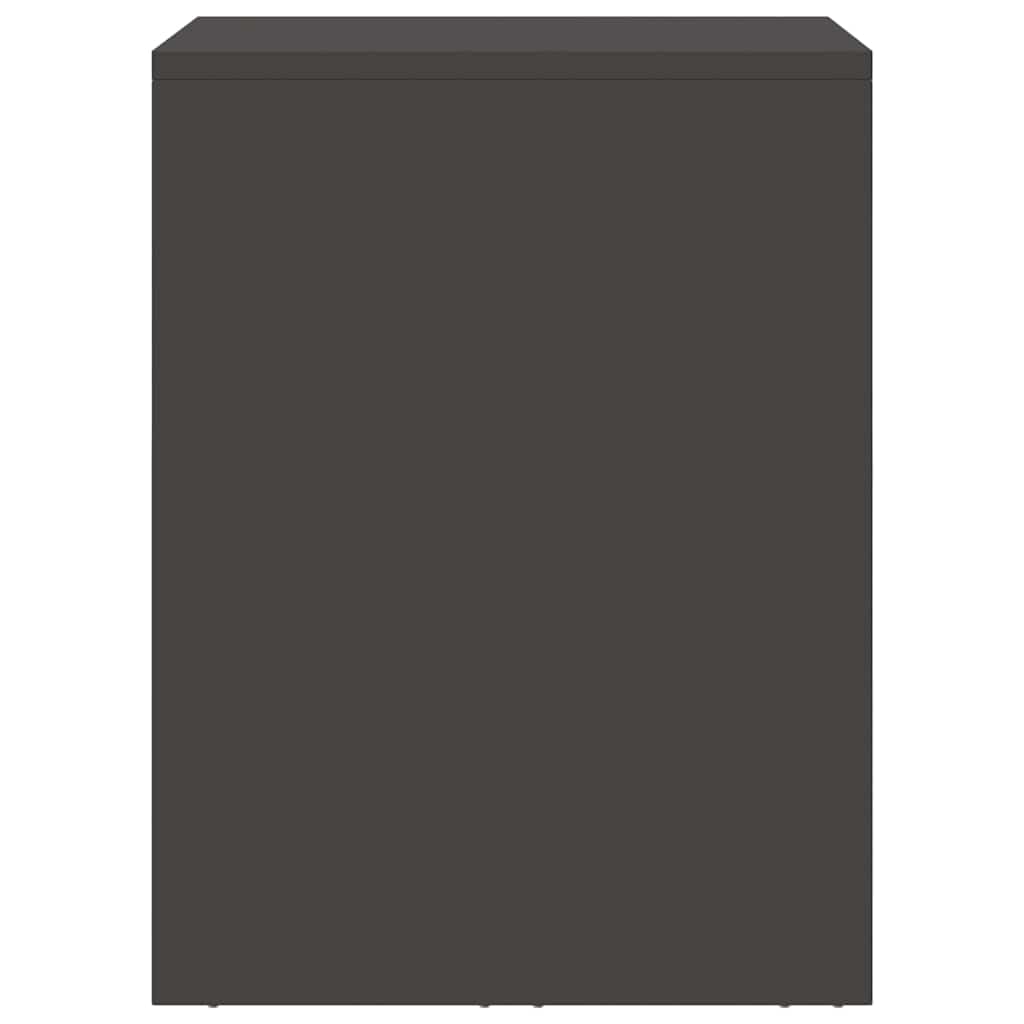 Wall Mounted Garage Cabinet with Gas Strut Door Black