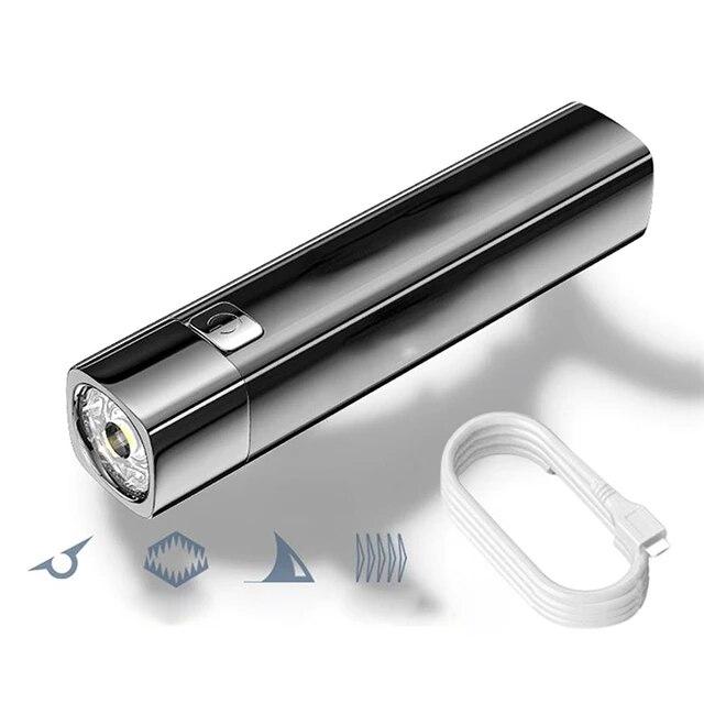 Портативный ультра яркий G3 тактический светодиодный фонарик 2 в 1, мини-наружное освещение, внешний аккумулятор, фонарик с зарядкой через USB, Ca