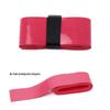 Elastic Perforated PU Leather Overgrip for Badminton, Tennis & Table Tennis Rackets, Fishing Rods with Ribbed Sweatband