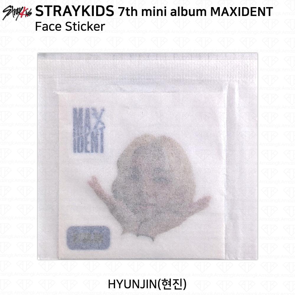Stray Kids 7th Mini Album Maxident Official Photocard Face Sticker KPOP K-POP