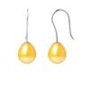 Earrings - - Genuine Freshwater Pearls 7-8 Mm - White Gold - Gold - Hook
