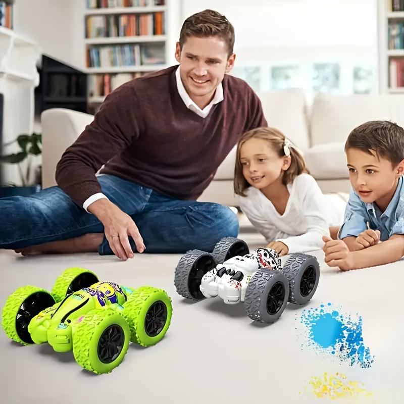 Игрушечные машинки 4WD Inertial Stunt Monster Truck - Двусторонняя езда, Прочная пластиковая конструкция, Яркие цвета и Бум! Дизайн - Подарок на день рождения/Рождество