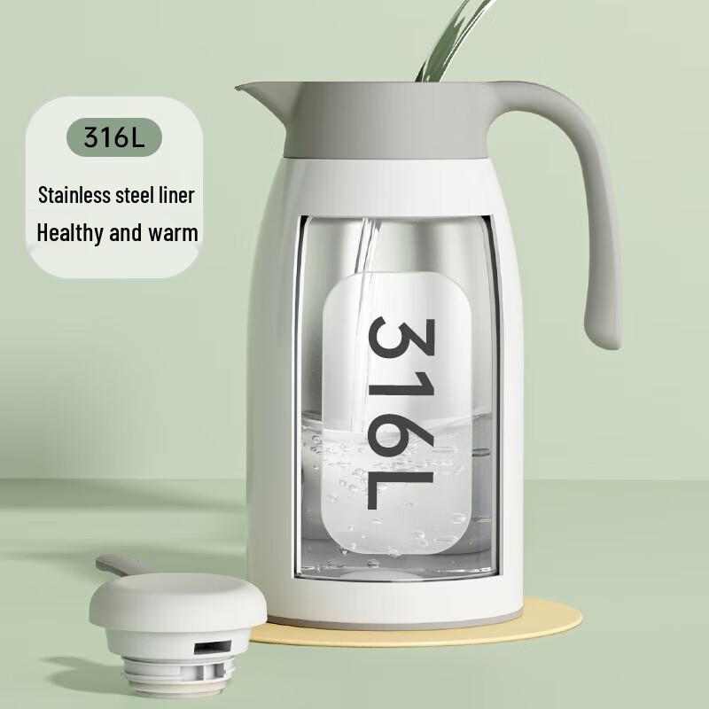 RELEA 316L Stainless Steel Press-Type Thermal Carafe