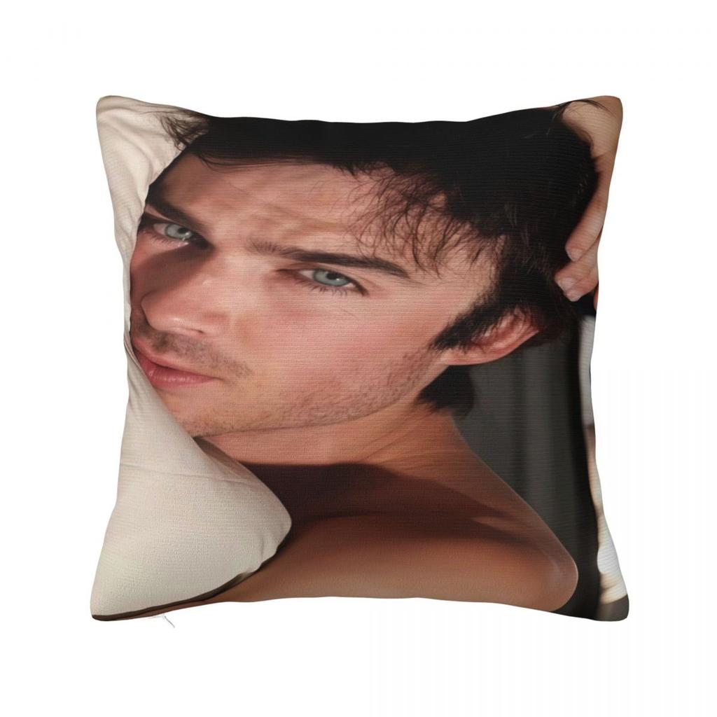 Наволочка Damon Salvatore Мерч Печать Чехол для Подушки Наволочки Домашний Декор Квадратный Разные Размеры