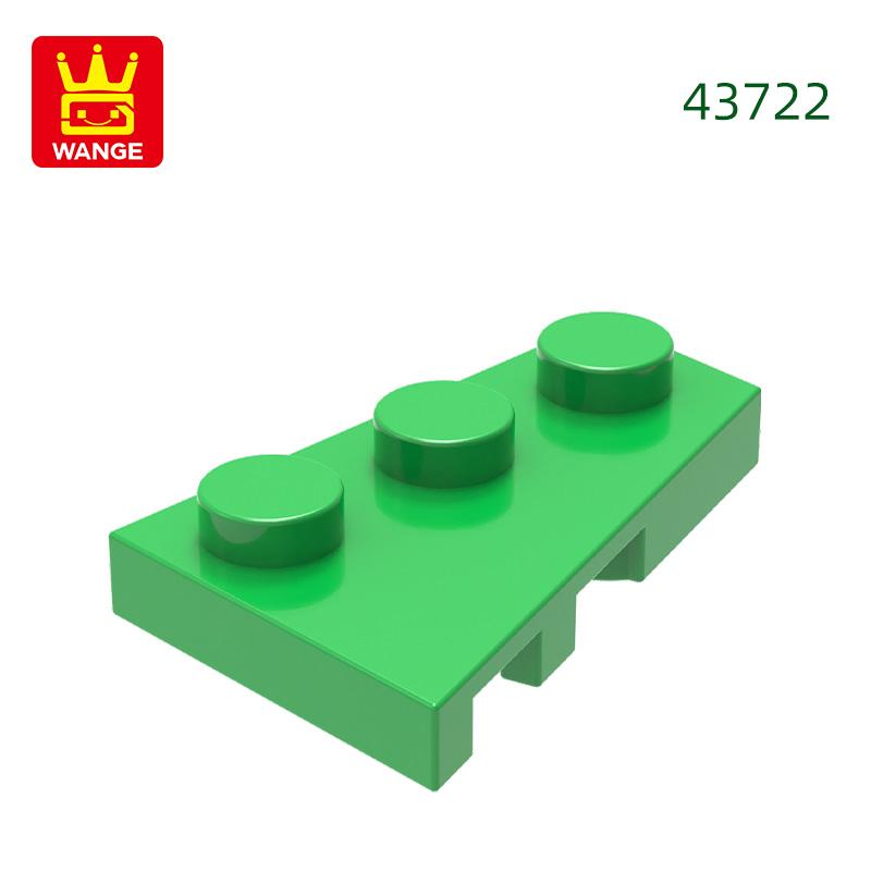 158 шт./лот 43723 2x3 Правый клин-пластина Строительные кубики Аксессуары MOC Совместимо с Фигурирующими кубиками Детские игрушки Идея для подарка Коробка