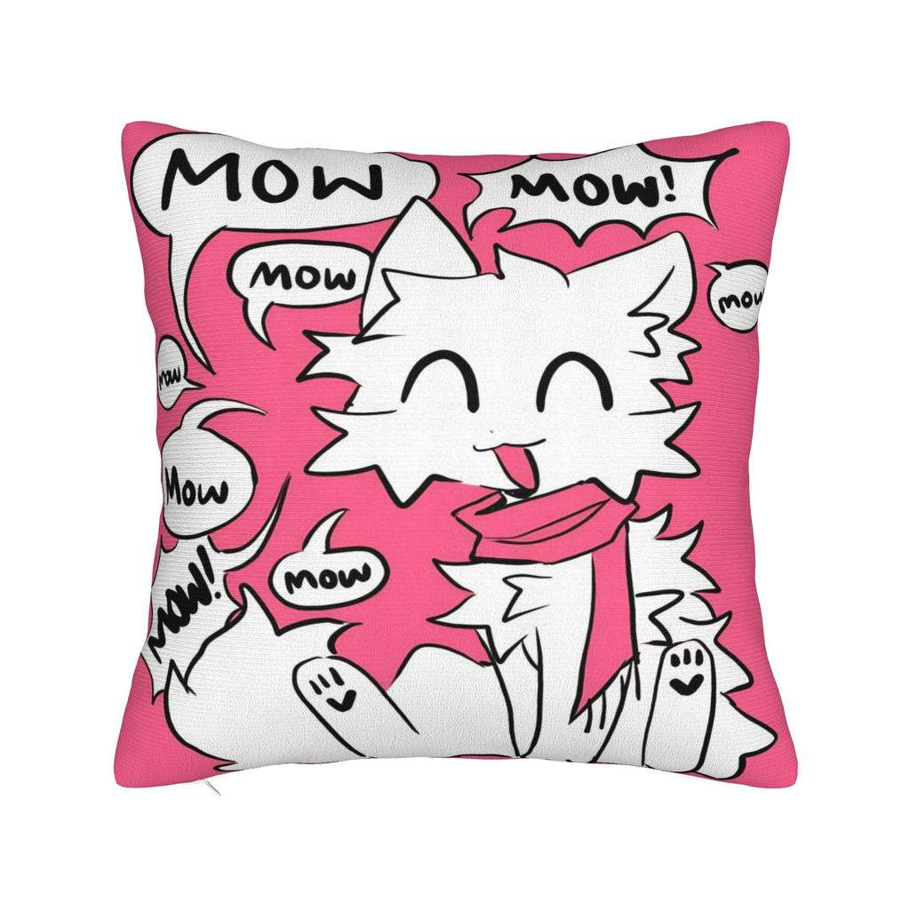 Квадратная наволочка Boykisser Чехол для подушки-кошки Наволочка с молнией на заказ Декоративная наволочка для автомобиля 18"