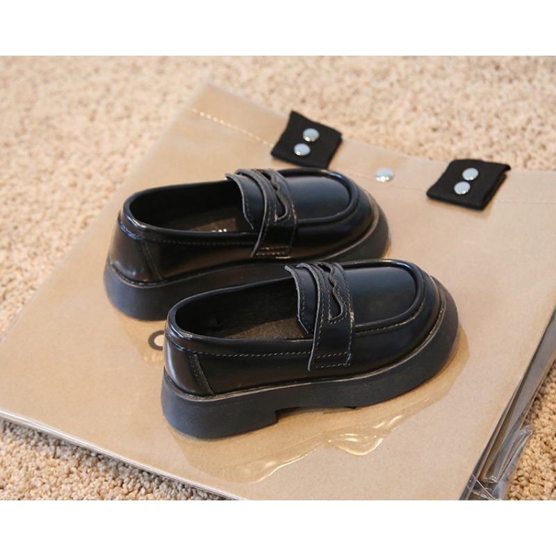 Корейские ретро повседневные детские туфли из кожи, новые осенние туфли в британском стиле