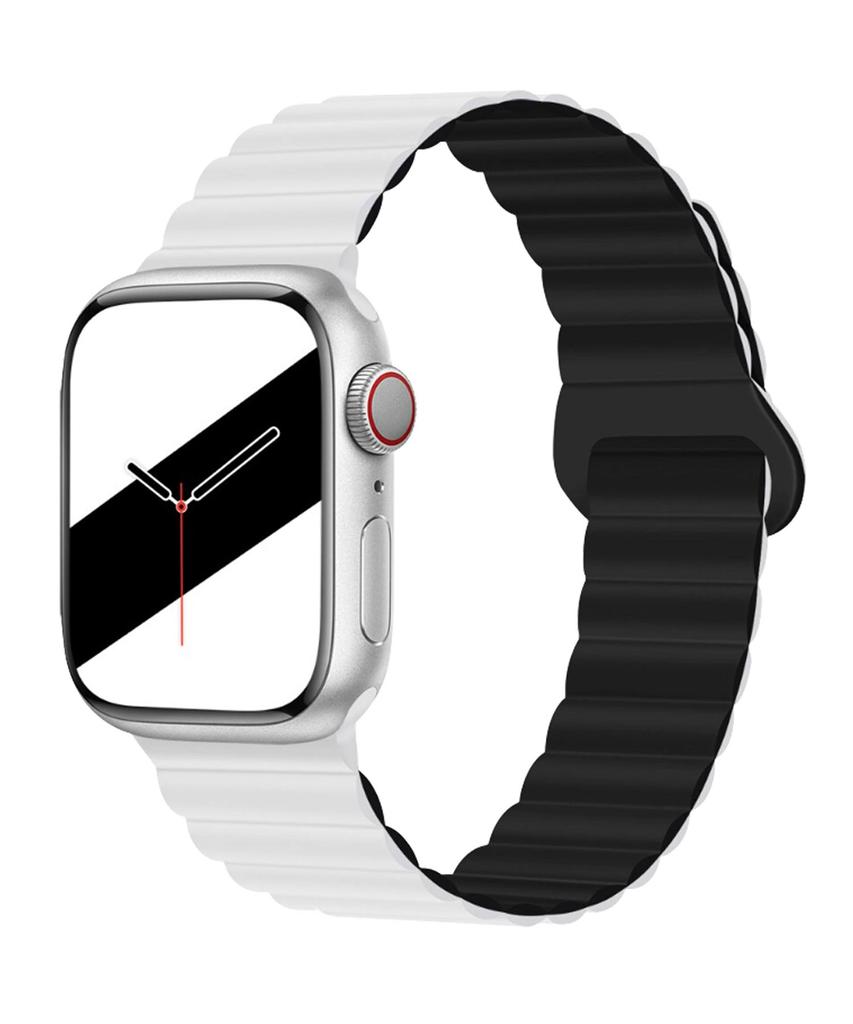 Dijiji Apple Watch Все модели 9/8/7/6/5/4/Se/Ultra Силиконовые звенья Магнитные ремешки 38/40/41/42/44/45/49 мм