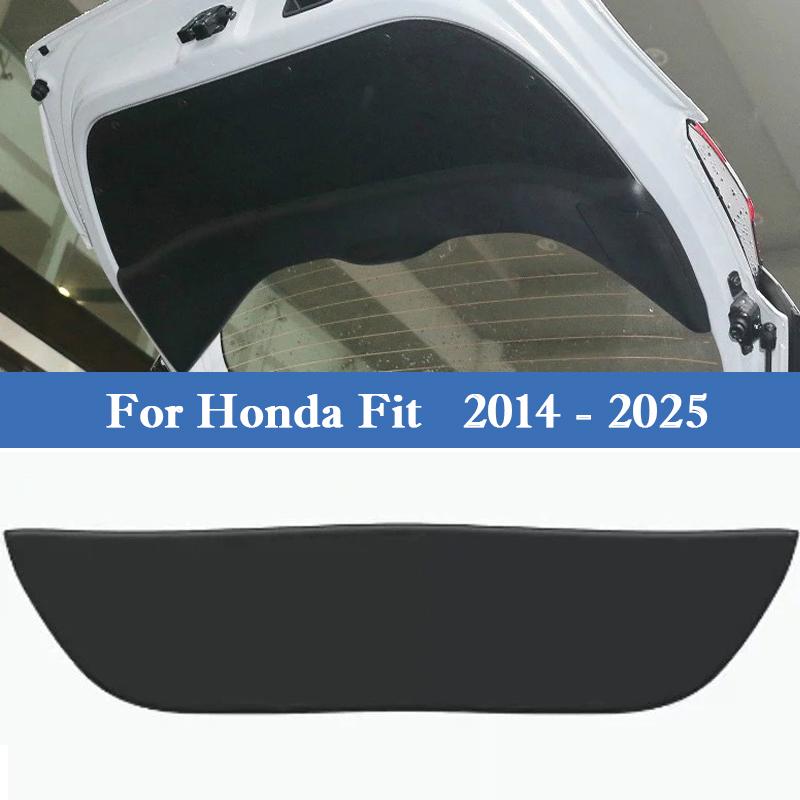 Для Honda Fit 2014-2026 Автомобильная накладка на дверь багажника от пинков Защитная наклейка от царапин на крышку багажника Вкладыш в багажник Аксессуары для интерьера